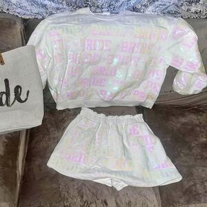 BRIDE SHORT SWEATSUIT